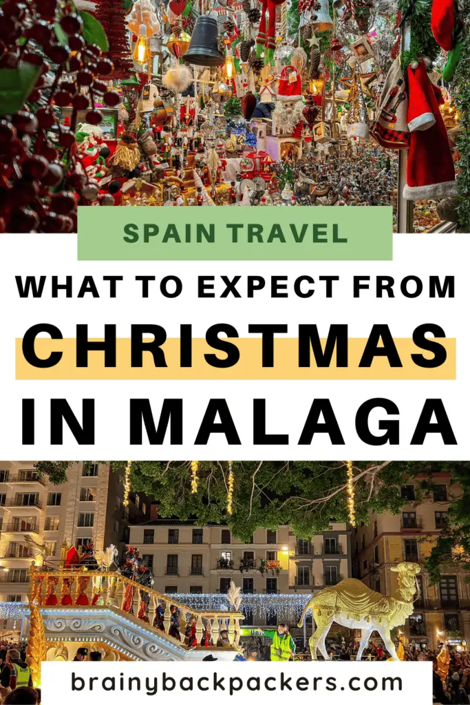 Pictures of Christmas in Malaga: Christmas Markets and festive parades.