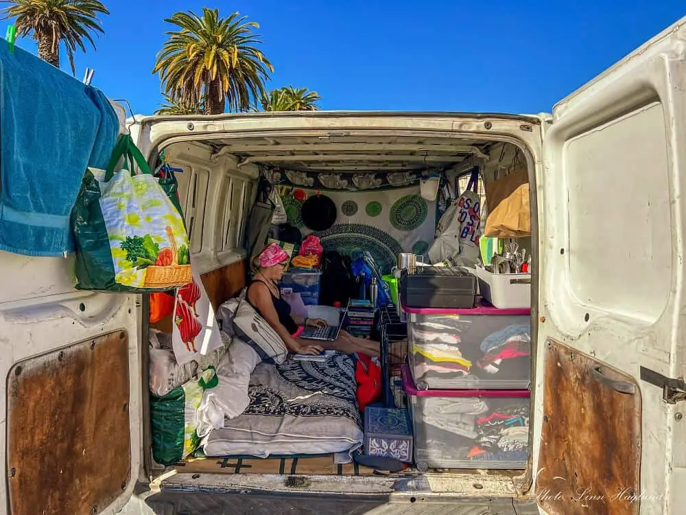 how to make money living in a van