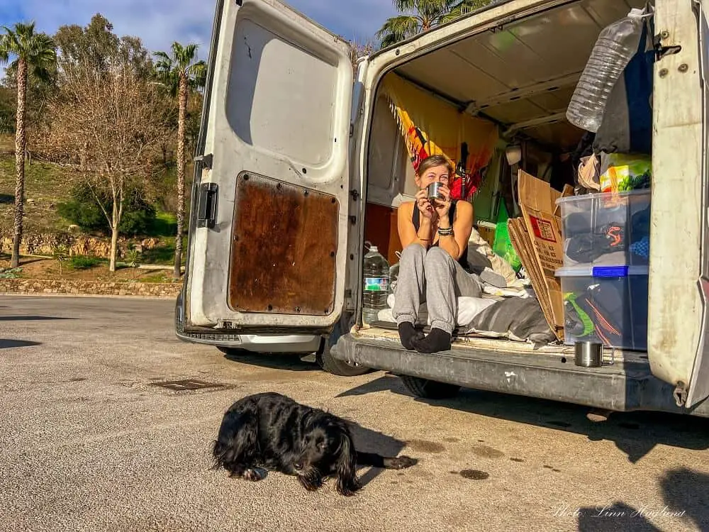 van life with a dog