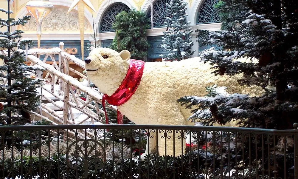 winter in Vegas - Conservatory at Bellagio