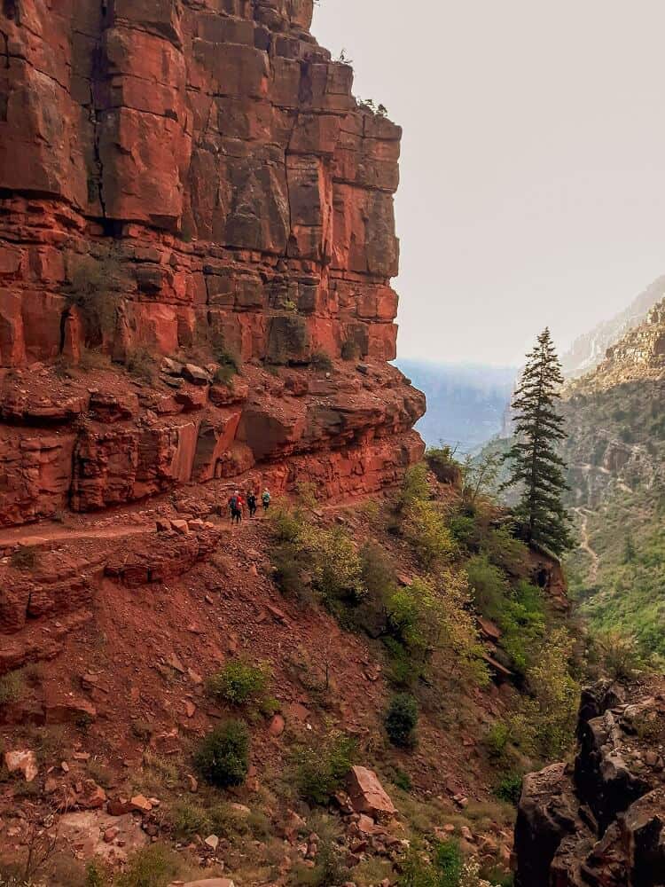 hiking trails in Grand Canyon - North Kaibab Trail