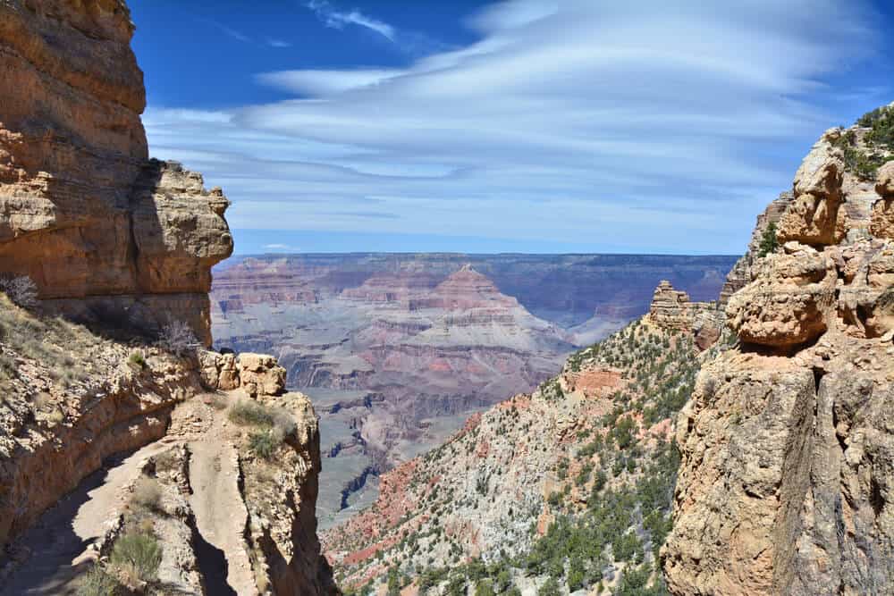 hiking trails in the Grand Canyon - South Kaibab Trail
