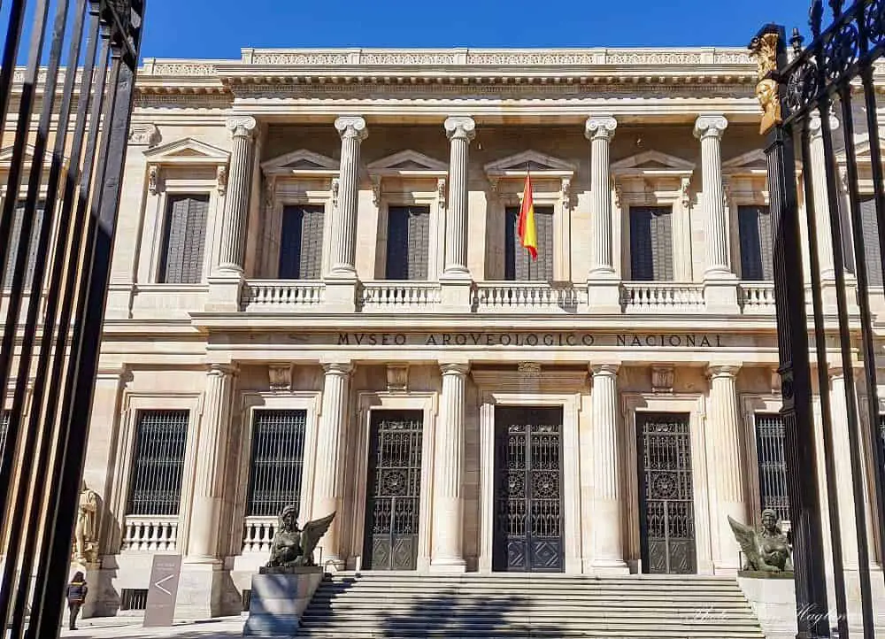 Madrid in the winter -Archaeological museum
