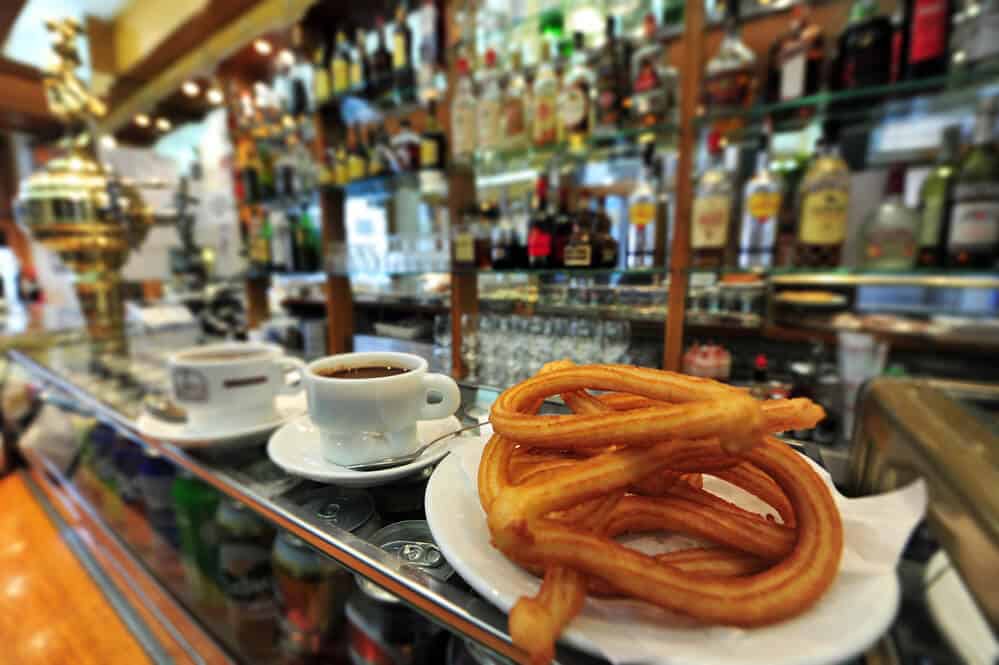 things to do indoors in Madrid - churros and chocolate