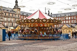 winter in Madrid Spain