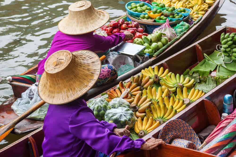 2 days Bangkok Thailand itinerary - floating markets