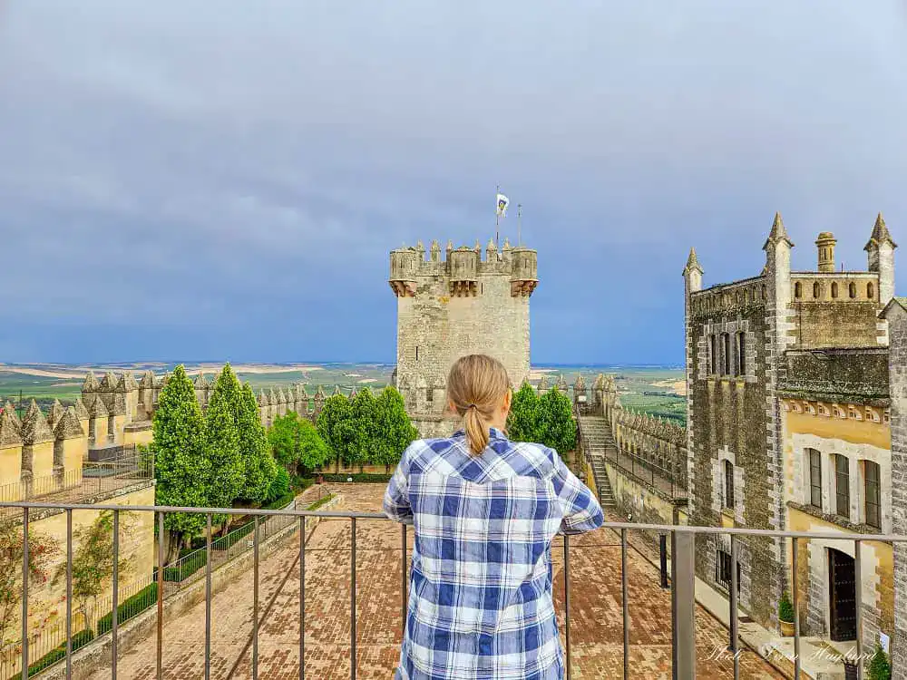 Me looking out at Almodovar del Rio Castle.