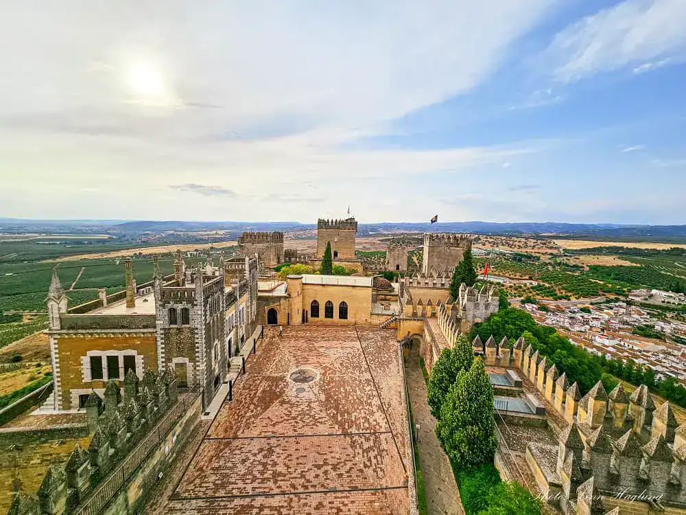 Views of Almodovar castle game of thrones filming site