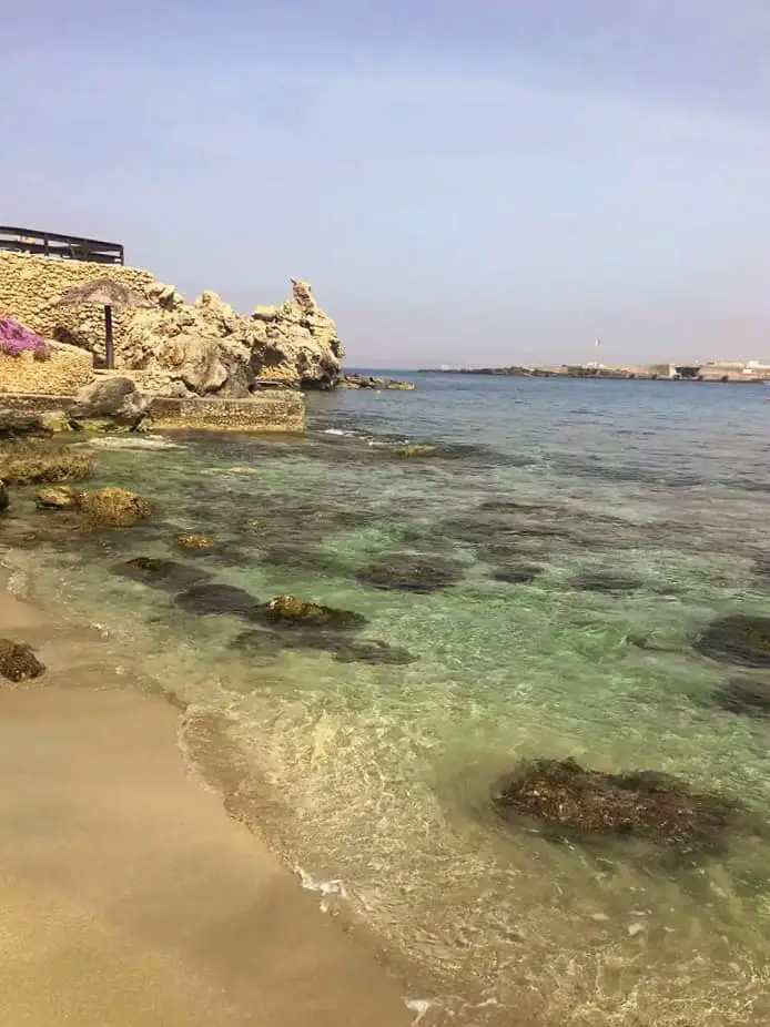 a beautiful sandy beach and clear water which makes for a perfect stop on a Malta 3 day itinerary.