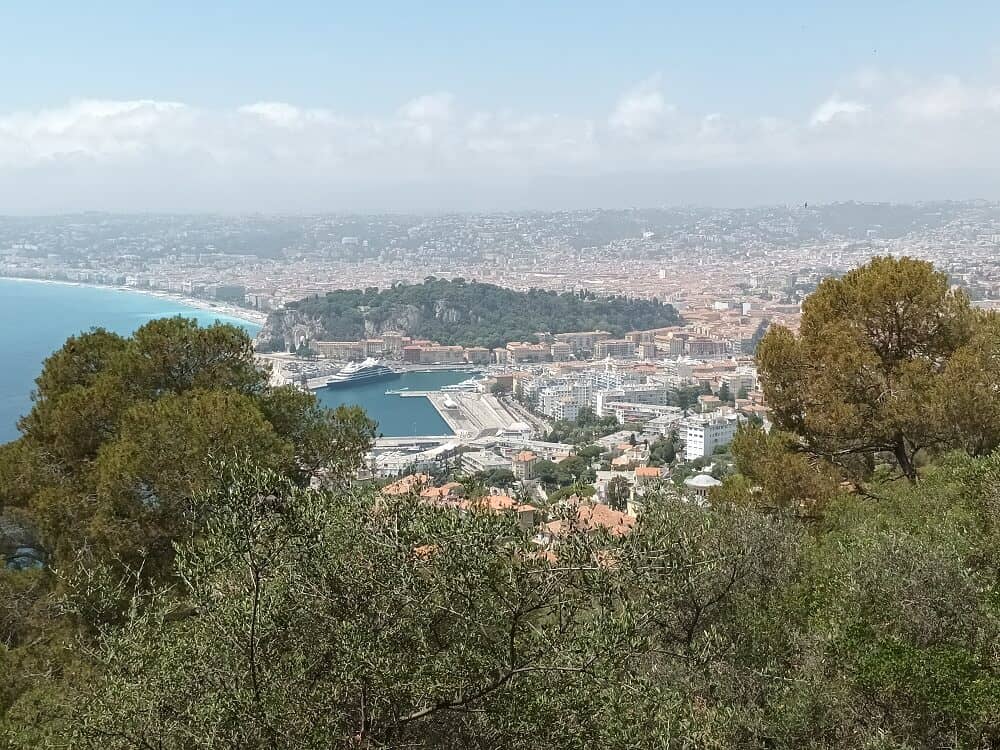 Nice in two days - View of Nice from Castle Hill