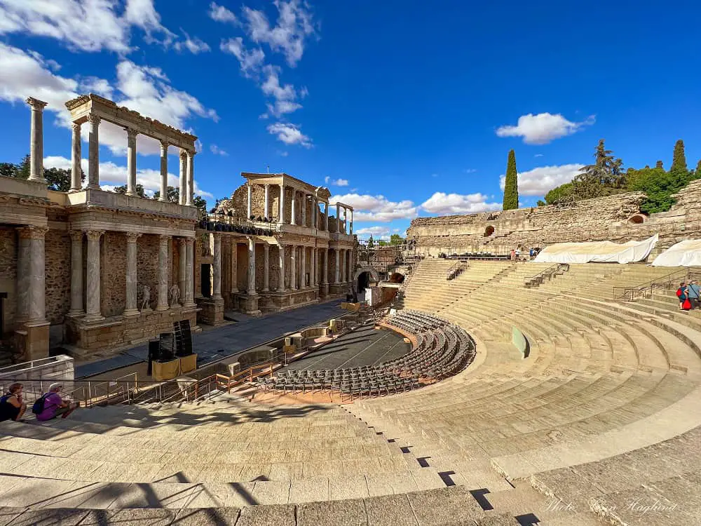 Roman Theater in Merida Spain.