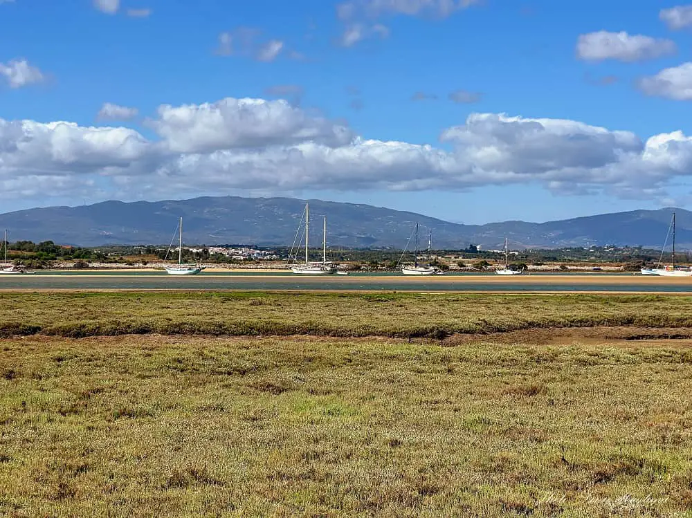 Boats in Ria de Alvor.