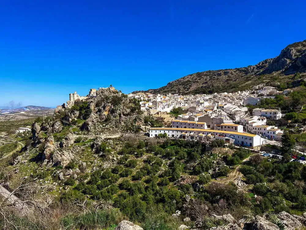 Views of the village of Zuheros Cordoba.