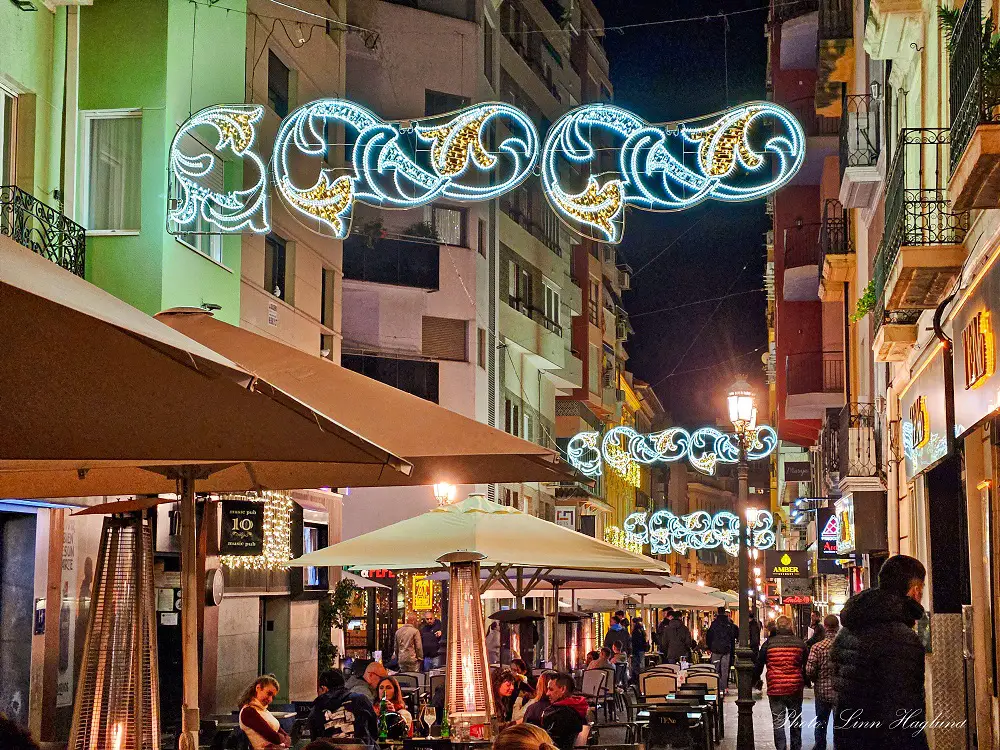 Alicante Christmas Street.