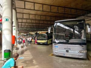 Bus from Seville to Malaga.