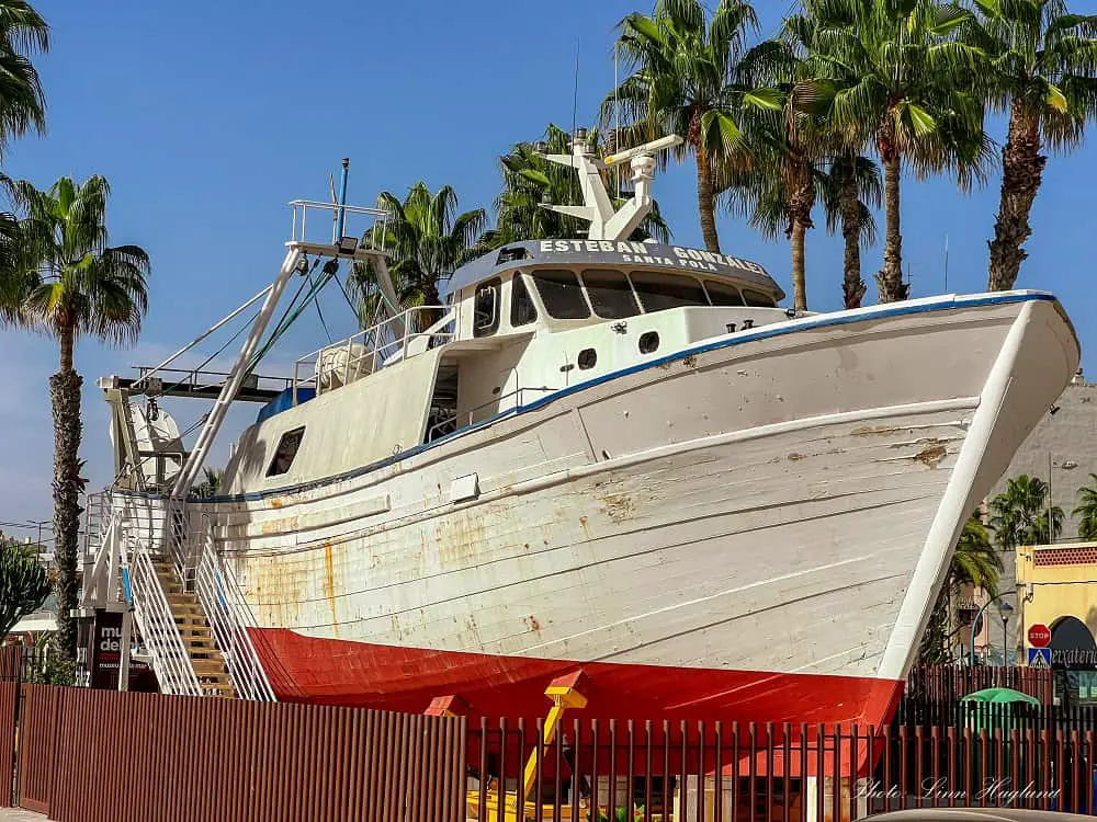 The old fishing boat Esteban Gonzales Santa Pola.