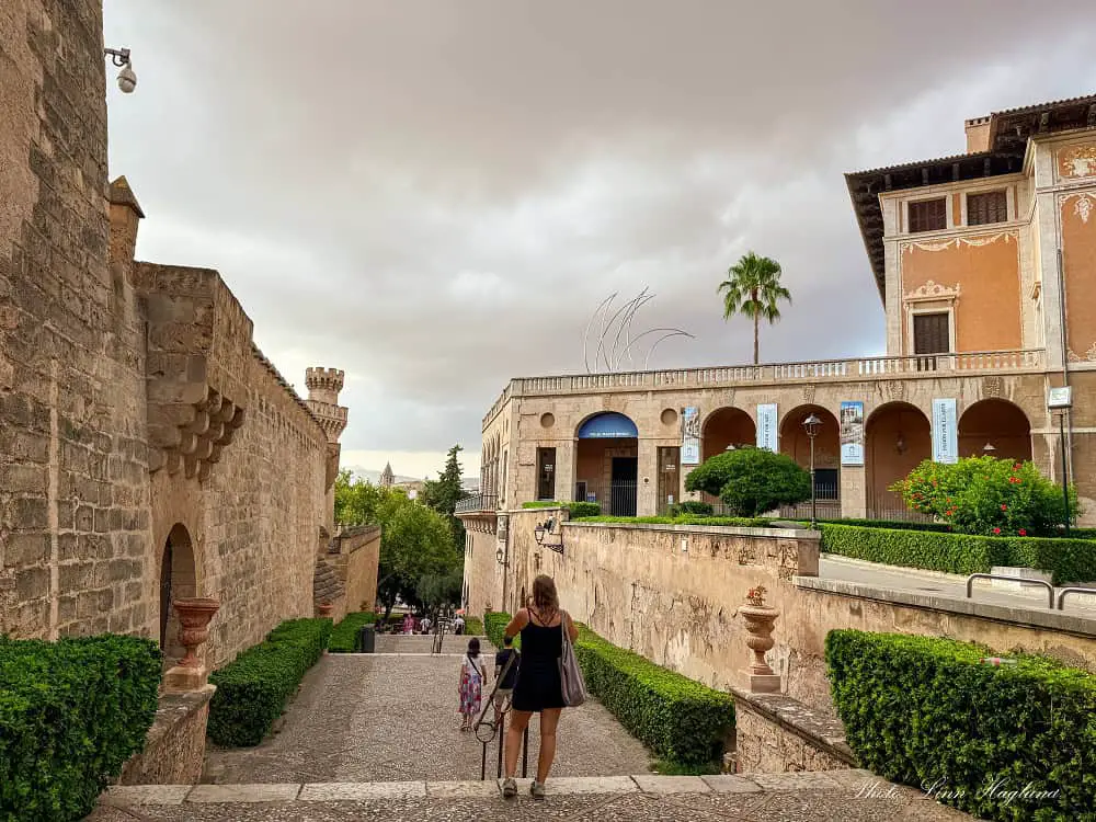 Me taking pictures in Palma historic center.