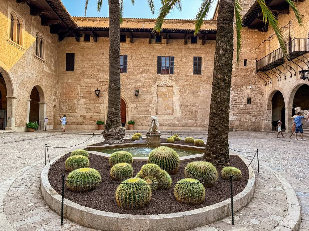 Royal Palace of La Almudaina Palma de Mallorca.