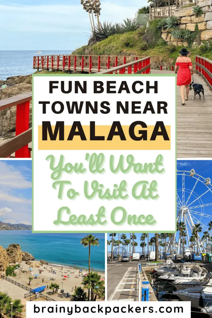 Board walks, Ferris wheels, and beaches in Beach Towns Near Malaga.