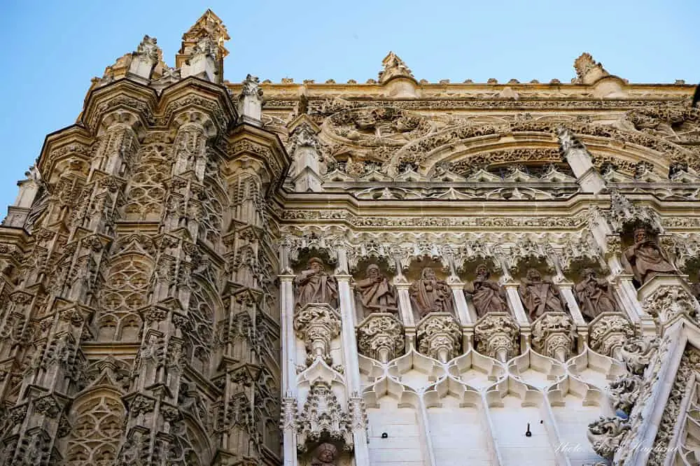 Details on Seville Cathedral.