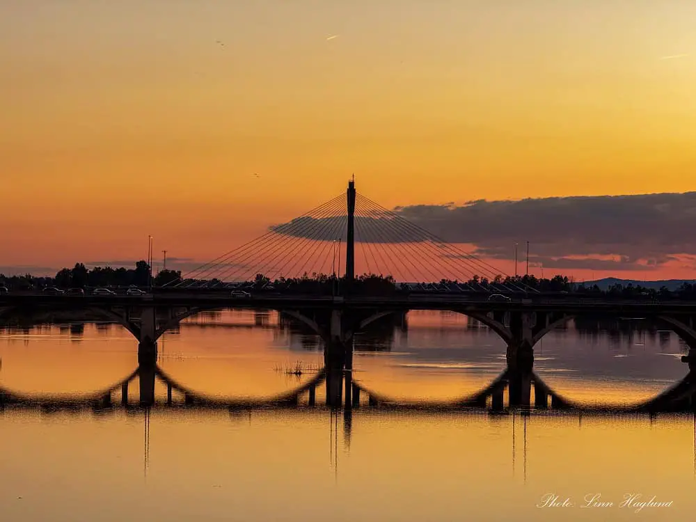 Sunset on Puente de Palmas.
